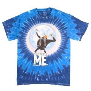 Despicable Me Tie Dye Minion Mayhem Universal Studios Promo Shirt M 2010 Movie